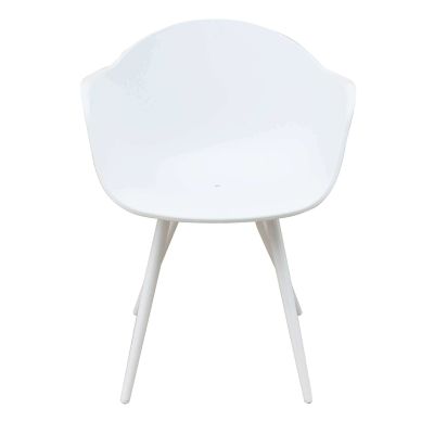 JERRI - set tavolo in alluminio cm 90/180 x 90 x 75 h con 8 Poltrone Dynamo