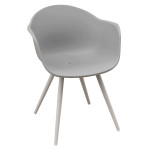 JERRI - set tavolo in alluminio cm 90/180 x 90 x 75 h con 8 Poltrone Dynamo