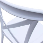 POLY - sedia da esterno vintage in resina