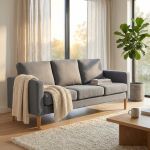 BOLT - divano in tessuto stile scandinavo