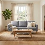 BOLT - divano in tessuto stile scandinavo