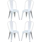 AGATHA - sedia industrial set da 4