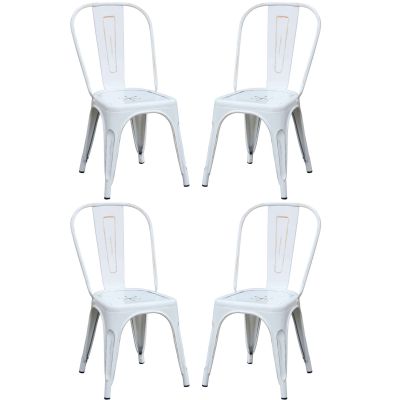 AGATHA - sedia industrial set da 4