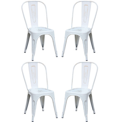 AGATHA - sedia industrial set da 4