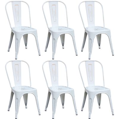 AGATHA - sedia industrial set da 6