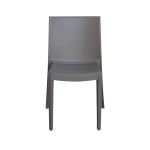 PERLA - sedia in resina impilabile da esterno e interno set da 2