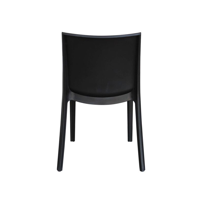 PERLA - sedia in resina impilabile da esterno e interno set da 2