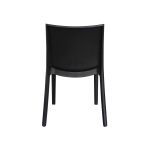 PERLA - sedia in resina impilabile da esterno e interno set da 4