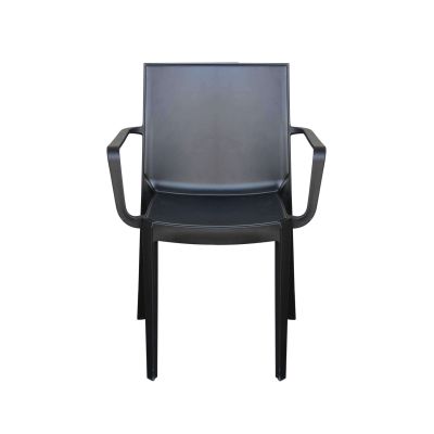 VICTORIA - poltrona in resina impilabile da esterno e interno set da 2