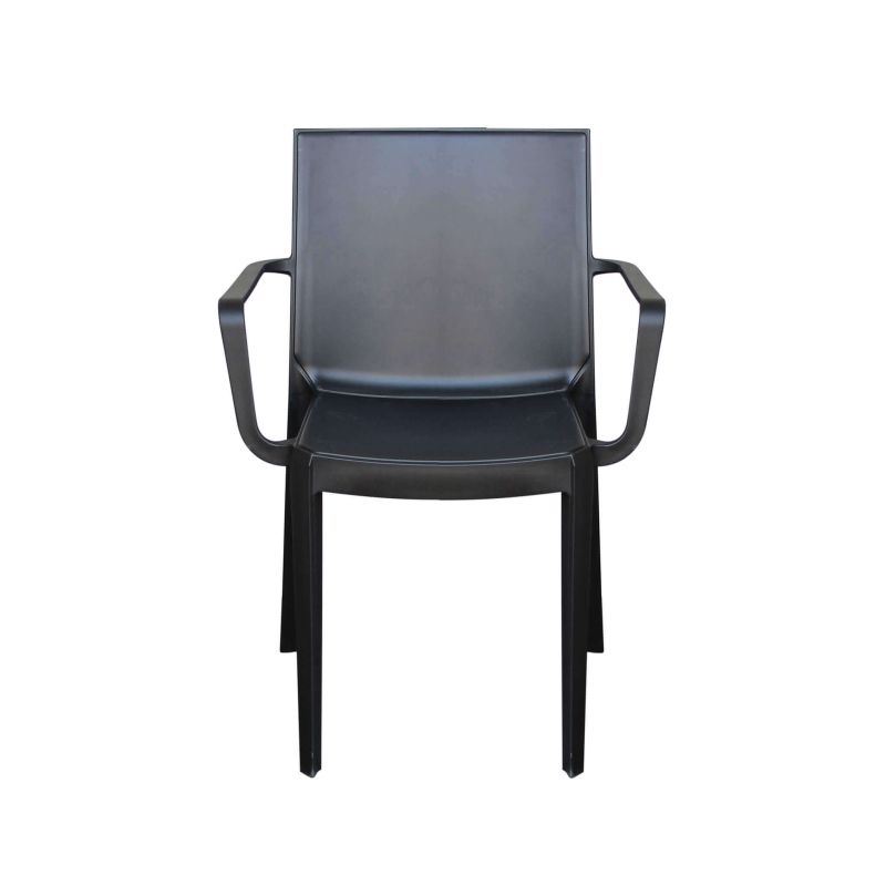 VICTORIA - poltrona in resina impilabile da esterno e interno set da 4