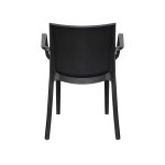 VICTORIA - poltrona in resina impilabile da esterno e interno set da 6