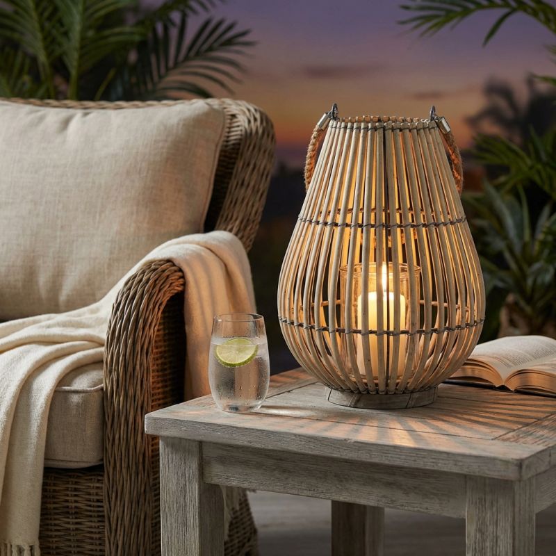 HELENE - lanterna in vimini