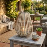 NICOLE - lanterna in vimini