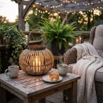 PAULETTE - lanterna in vimini