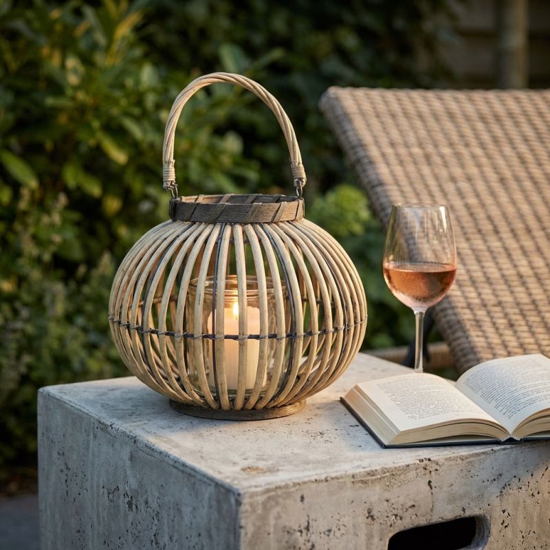 ISABELLE - lanterna in vimini