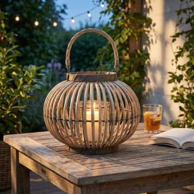 ISABELLE - lanterna in vimini