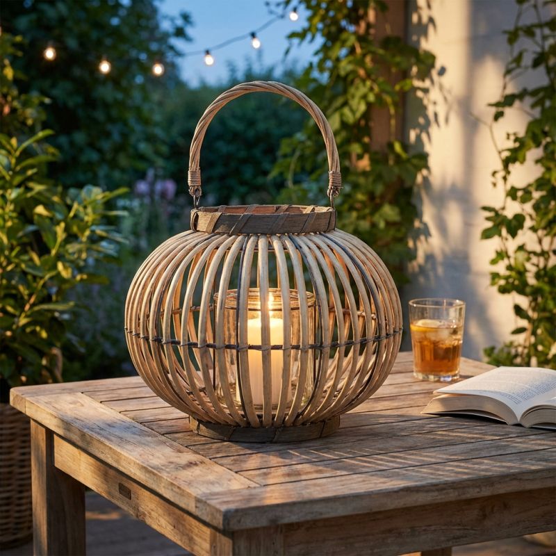 ISABELLE - lanterna in vimini