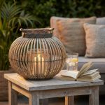 BRIGITTE - lanterna in vimini