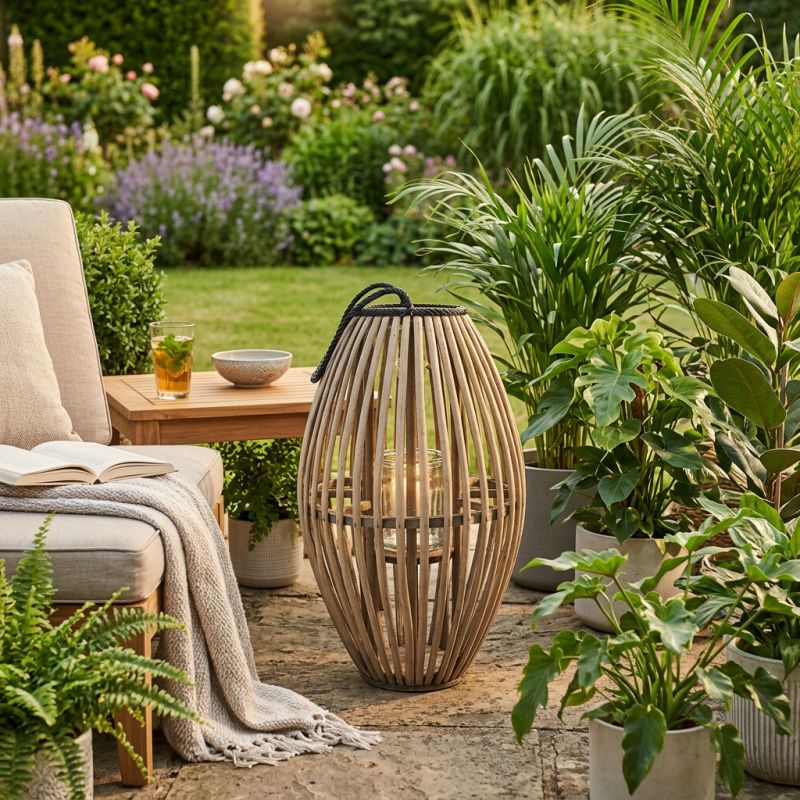 SELENE - lanterna in vimini