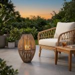 VIOLETTE - lanterna in vimini