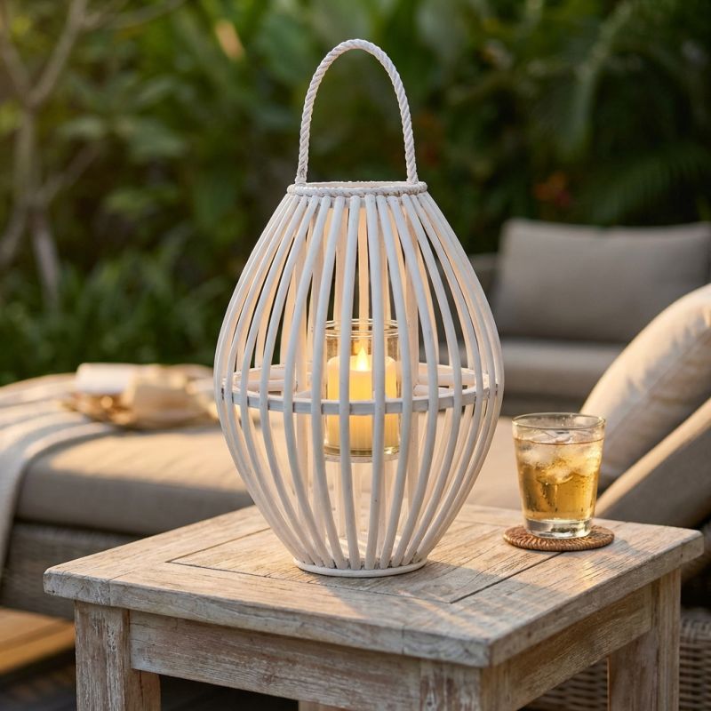 GISELLE - lanterna in vimini