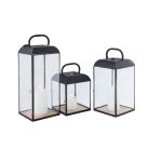 ANASTASIE - lanterna in vetro e acciaio