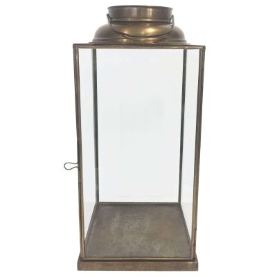 CARINE - lanterna in vetro e acciaio