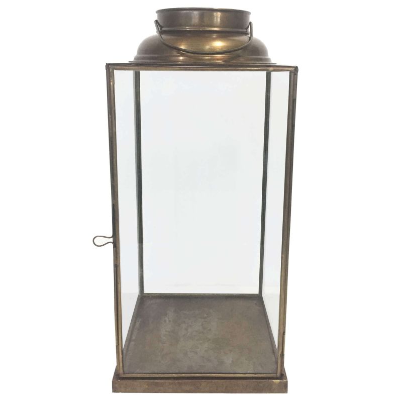 CARINE - lanterna in vetro e acciaio