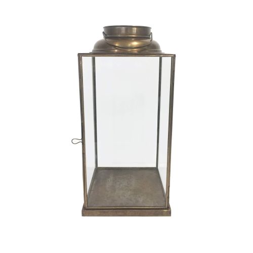 CARINE - lanterna in vetro e acciaio