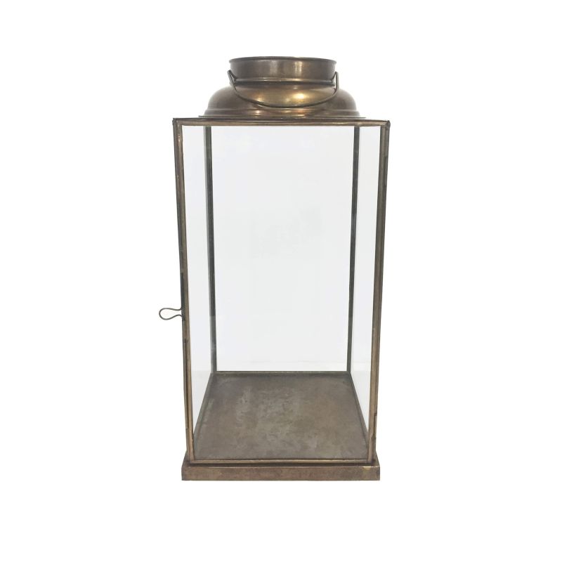 CARINE - lanterna in vetro e acciaio