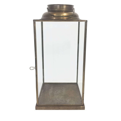 CARINE - lanterna in vetro e acciaio