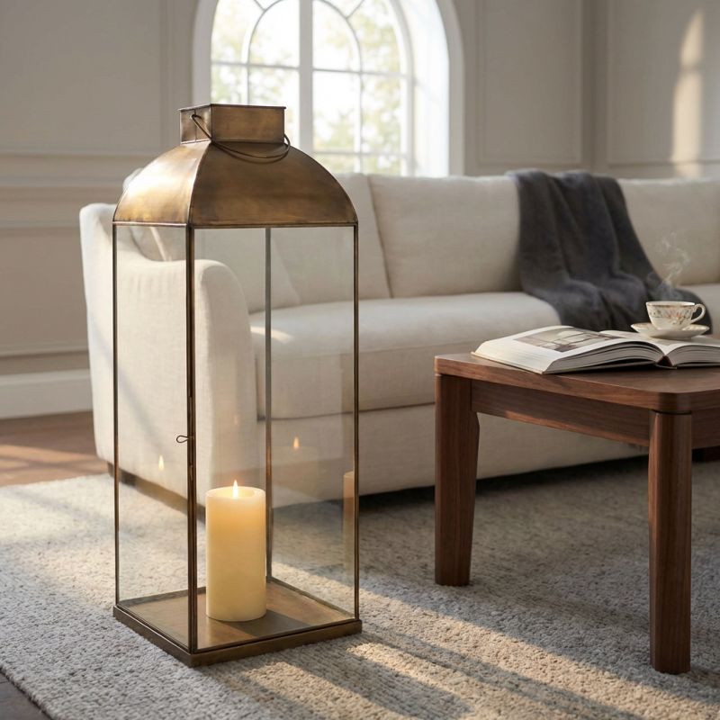 CHANEL - lanterna in vetro e acciaio