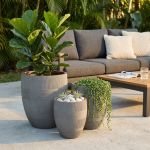 PEDRO - set di 3 vasi