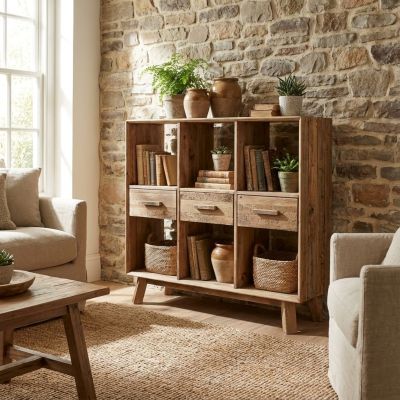 PINUS - libreria con 6 ripiani