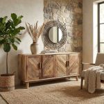 PINUS - credenza con 4 ante