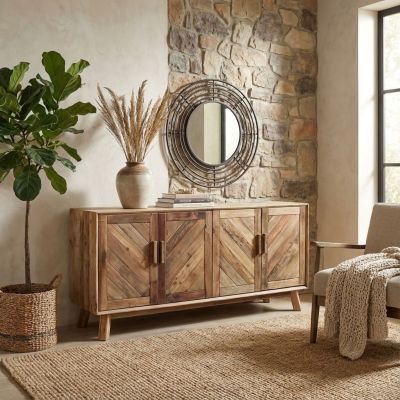 PINUS - credenza con 4 ante
