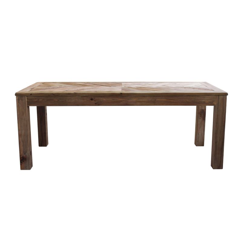 PINUS - tavolo da pranzo in pino riciclato