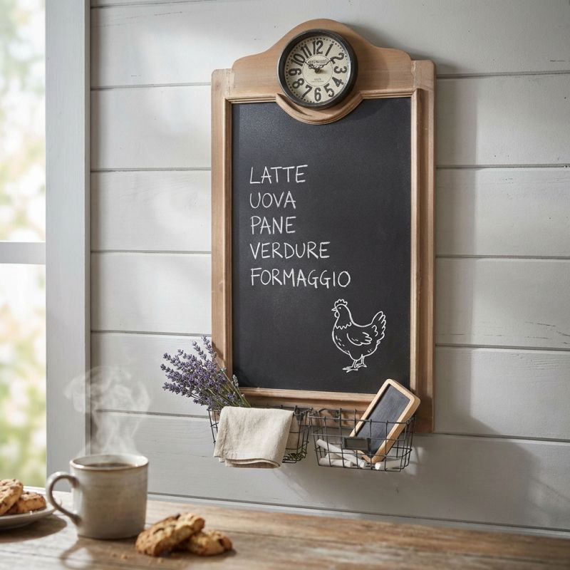 JORDAN - lavagnetta con orologio