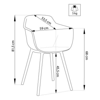 VALE - poltrona in resina