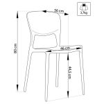 BELLA - sedia in plastica