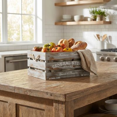 JOSE - set di 4 cassette in legno