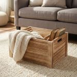 JAXSON - set di 4 cassette in legno