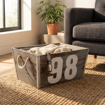 MAVERICK - set di 3 cassette in legno