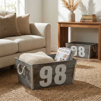 MAVERICK - set di 3 cassette in legno