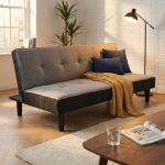 AIRTON - divano letto moderno in tessuto