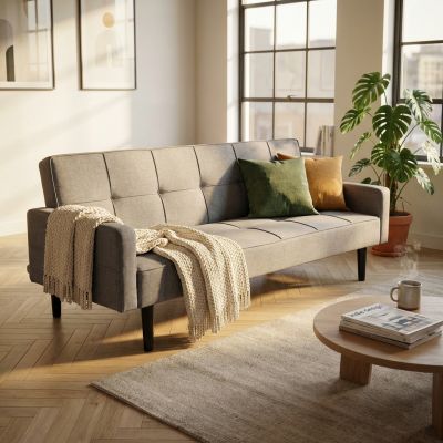 ANASTASIO - divano letto moderno in tessuto