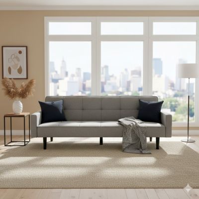 ANASTASIO - divano letto moderno in tessuto