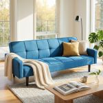 ANASTASIO - divano letto moderno in tessuto