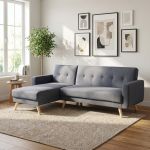 ADRIAN - divano letto con penisola