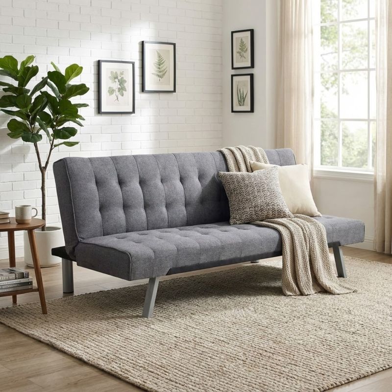 ADAM - divano letto moderno in tessuto